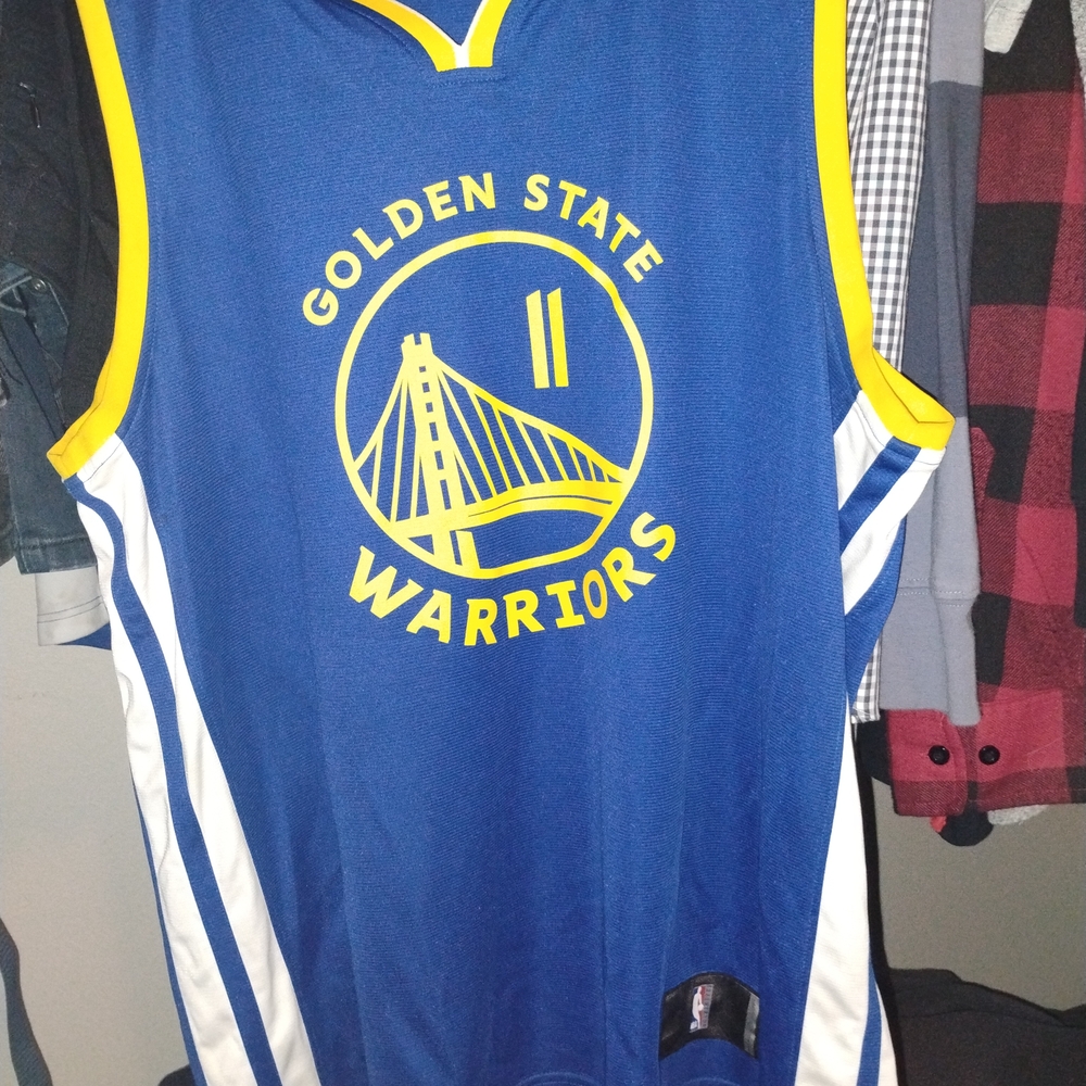 Fanatics Blue and Yellow Golden State Warriors Jersey